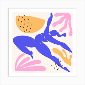 Abstract Dancer Art Print