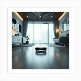 Asm A Smart Robot Clean The Floor Inside A Smart Home Bd3a5465 77ce 473b Afb5 A499e339540d Art Print