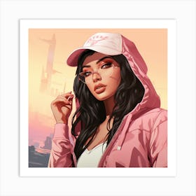 Grand theft auto Kylie Jenner Art Print