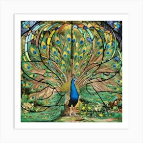 Peacock 20 Art Print