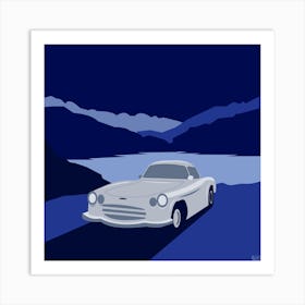 Aston Martin at Night Art Print