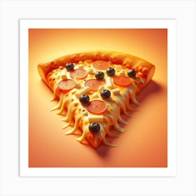 Pizza58 Art Print