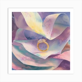 Engagement Ring 3 Art Print