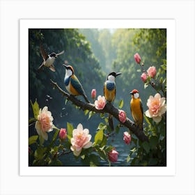 Dreamshaper V7 Nature And Birds 0 Transformed Art Print