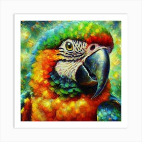 Parrot of Amazon parrot 3 Art Print