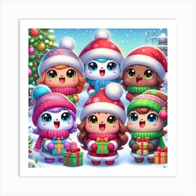 Christmas Village Art Print