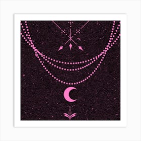 Moon And Arrows 2 Art Print