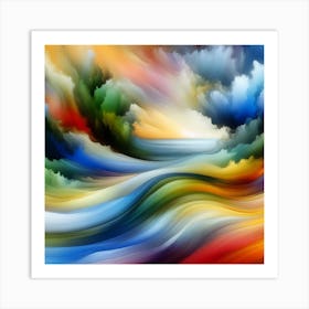 Harmony in Hues: A Seasonal Serenade Art Print