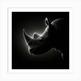 Rhinoceros Art Print