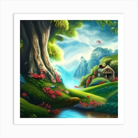 Surreal Landscape 1 Art Print