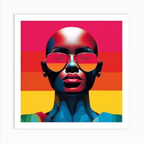 Rainbow Woman 1 Art Print