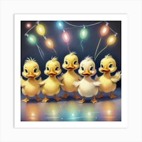 Ducklings 37 Art Print