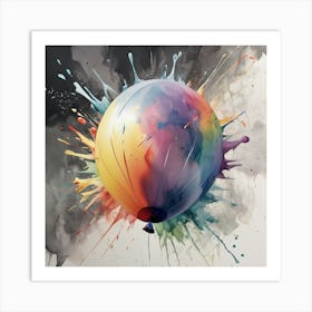 Hot Air Balloon Art Print