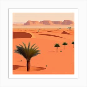 Desert Landscape 56 Art Print