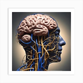 Brain And Nervous System 1 Art Print