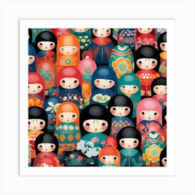 Matryoshka Dolls 2 Art Print