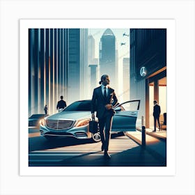 Mercedes Benz Art Print