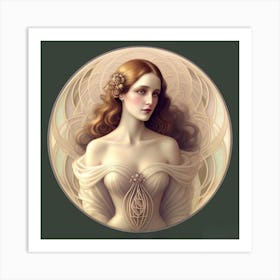 Ethereal Beauty ai art Art Print