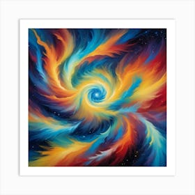 Swirling Vortex 1 Art Print