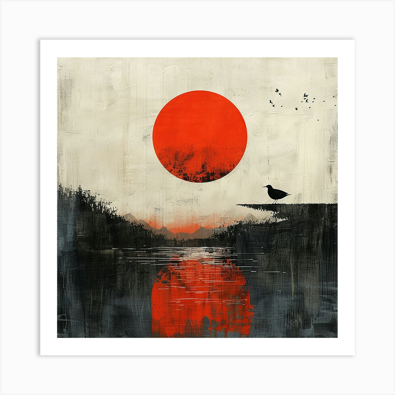 Circle II Abstract Art Print Circle II Abstract Art Print