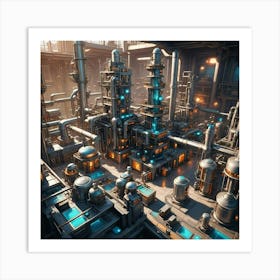 Industrial City Art Print