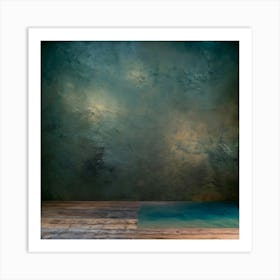 Empty Room With Wooden Floor Art Print