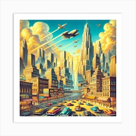 Cityscape 5 Art Print