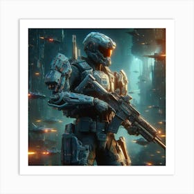 Halo 2 Art Print