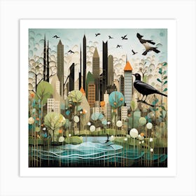 Cityscape 9 Art Print