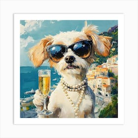 Whimsical Dogs 69 Art Print