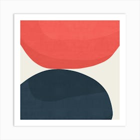 Colorful abstract shapes 2 1 Art Print