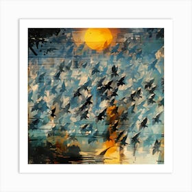 Migration, Eclipsed (II) Art Print