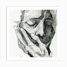 'The Face' 2 Art Print