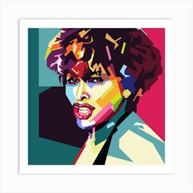 Tina Turner Pop Art WPAP Art Print