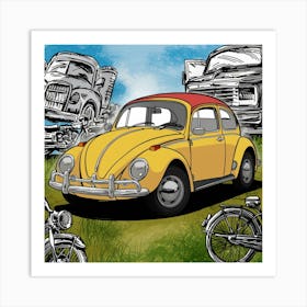 Vw Beetle 1 Art Print