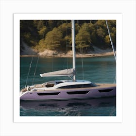 Sailboat On The Water Art Print