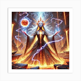 Queen Sorath Core Energy Mastery Art Print