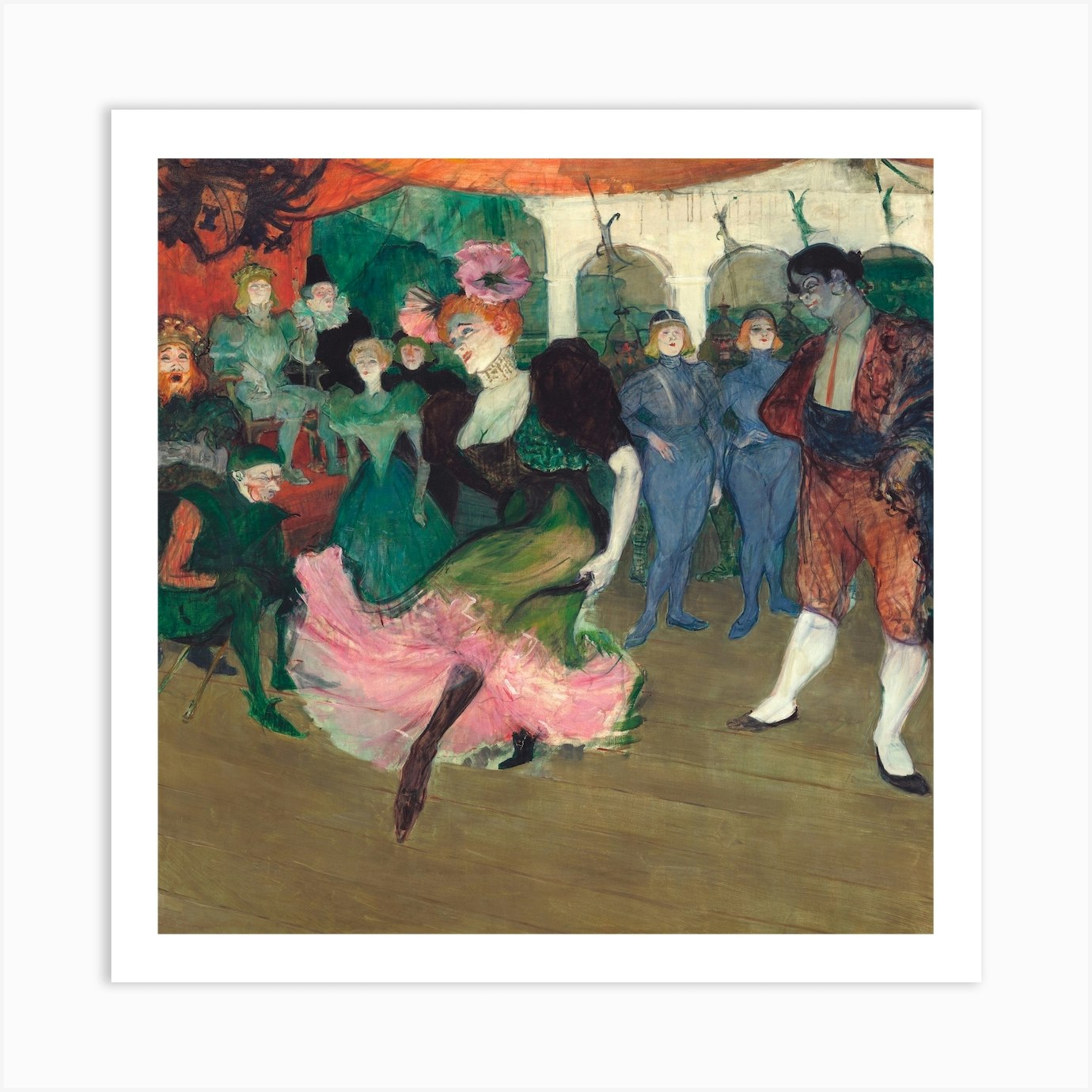 Marcelle Lender Dancing The Bolero In Chilpéric, Henri De Toulouse Lautrec Art Print by Fy! Classic Art Prints and Posters