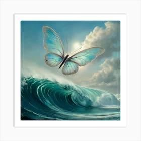 Butterfly In The Sky 1 Art Print