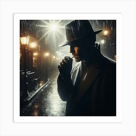 Detective Stock Photos & Royalty-Free Footage Art Print