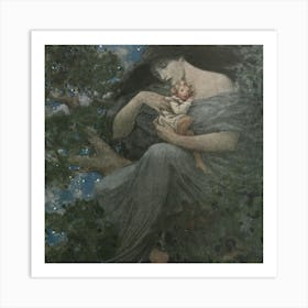 'The Mother And Child' Art Print