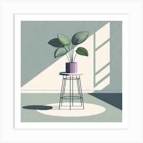 Plant In A Pot 2 Art Print