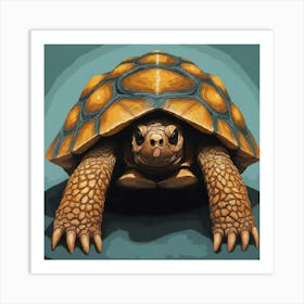 Tortoise Painting Art Print