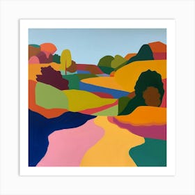 Abstract Park Collection Richmond Park London 3 Art Print