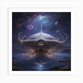 Spaceship Art Print