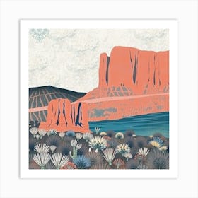 Desert Landscape 2 Art Print