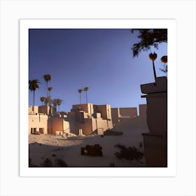 Desert City Art Print