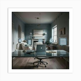 Home Office 16 Art Print