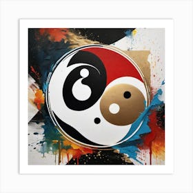 Yin Yang 37 Art Print