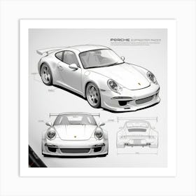 Porsche 911 Gt3 3 Art Print